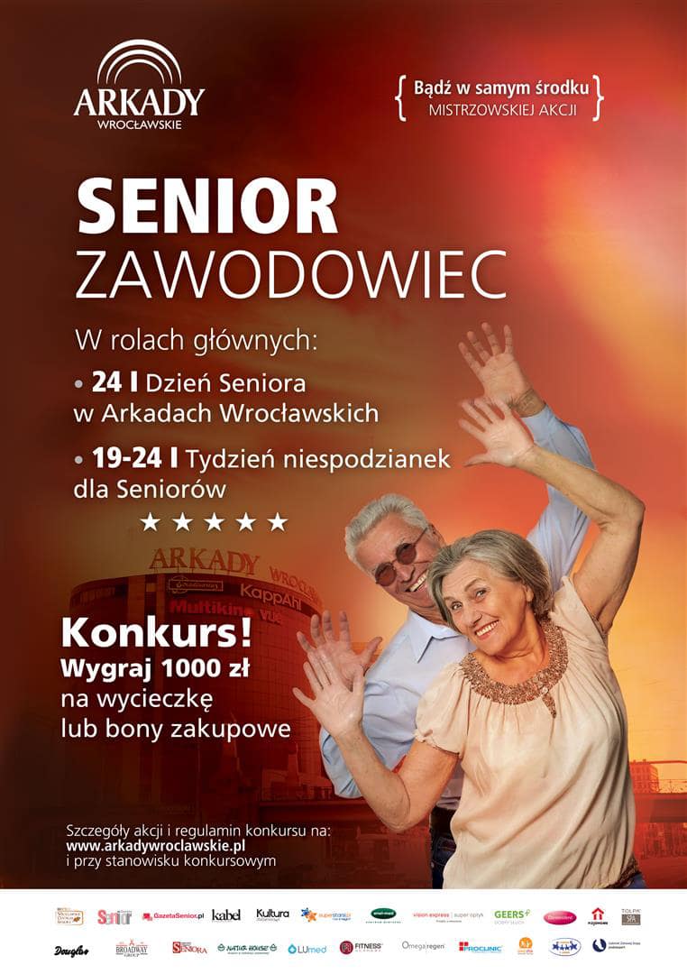 Tylko dla Seniorów! Tydzień Niespodzianek w Arkadach Wrocławskich