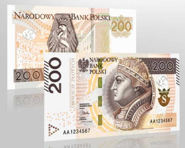 NBP zaprezentował zmodernizowane 200 zł NBP zaprezentował zmodernizowane 200 zł