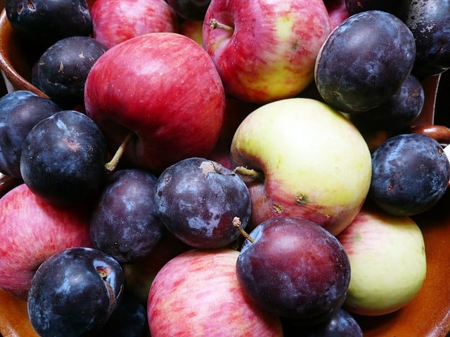 Śliwki i jabłka, czyli skarby jesieni