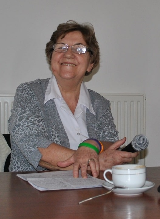 Anna Padewska na spotkaniu Klubu Seniora Podróżnika
