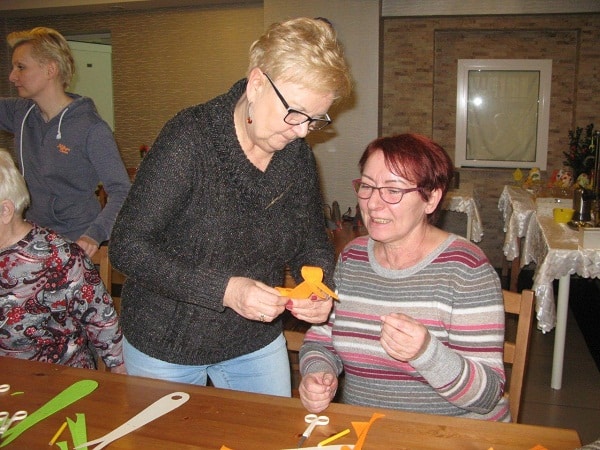seniorzy świętują Wielkanoc