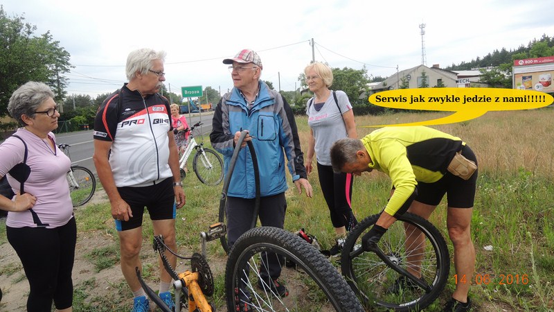 Seniorzy śmigali na rowerach po Puszczy Bydgoskiej