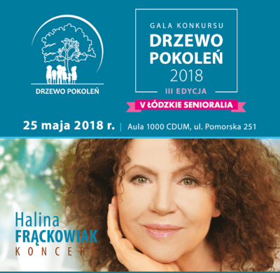 Drzewo Pokoleń konkurs. Koncert Halina Frąckowiak