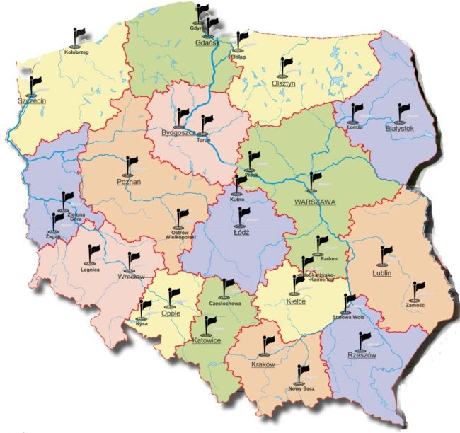Senior na drodze - mapa spotkań
