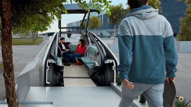 Renault EZ-GO to samochód przyszłości, czyli pojazd bez kierowcy