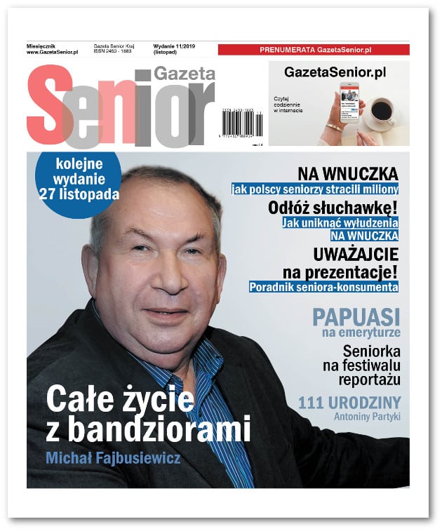 Gazeta Senior listopadowy numer 11/2019