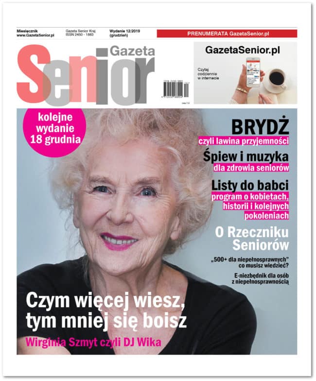 Gazeta Senior grudniowy numer 12/2019