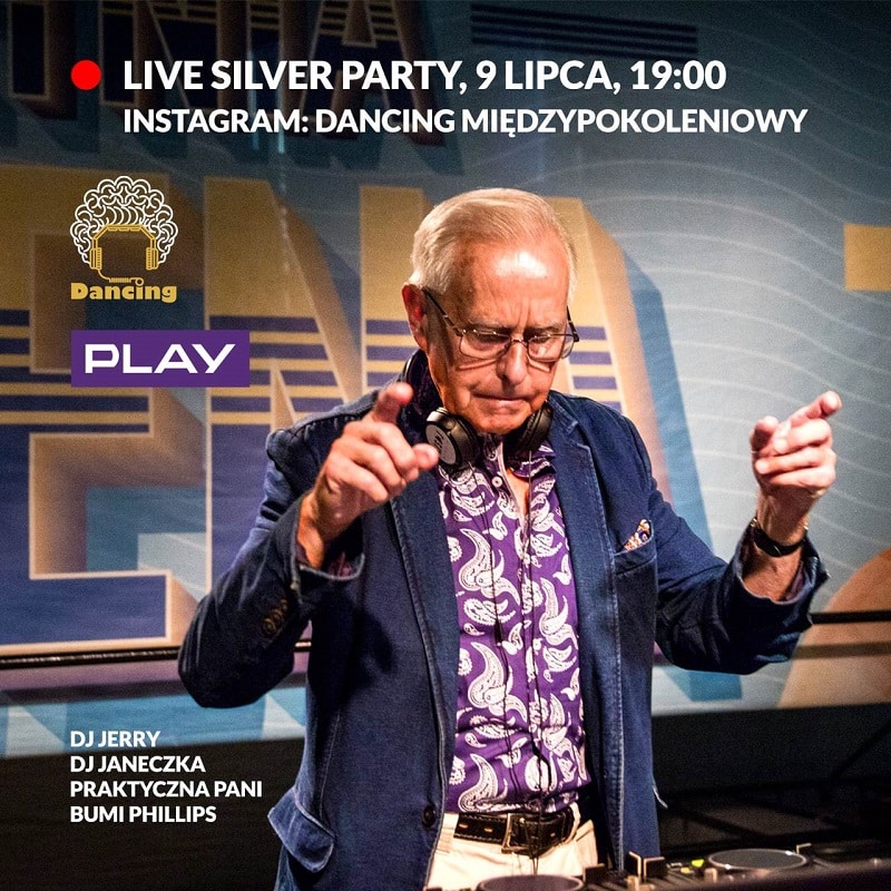 Dancing Międzypokoleniowy online. SILVER PARTY Live na Instagramie!