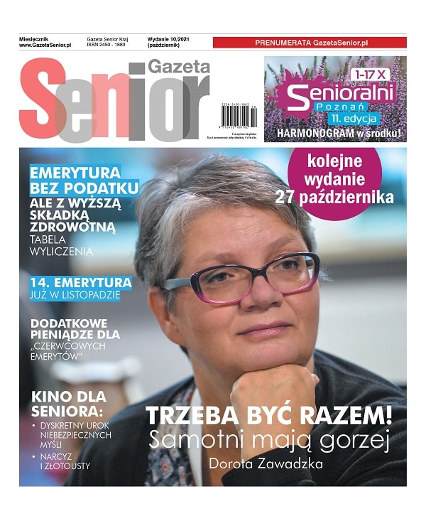 Gazeta Senior nr 10/2021 okladka