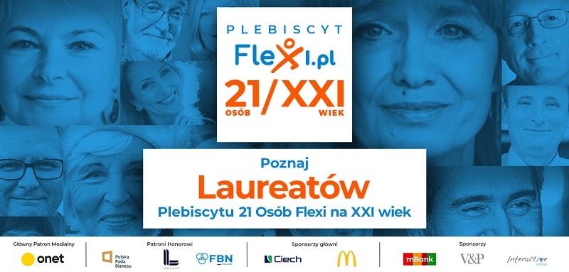 Poznaj Laureatów I. edycji Plebiscytu „21 Osób Flexi na XXI wiek”! 