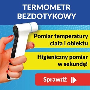 Reklama termometr bezdotykowy