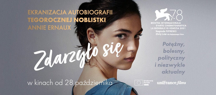 „Zdarzyło się” ekranizacja autobiografii tegorocznej noblistki Annie Ernaux [ZWIASTUN]