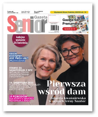 Gazeta Senior numer kwiecień 2023 (04_2023) okładka z cieniem