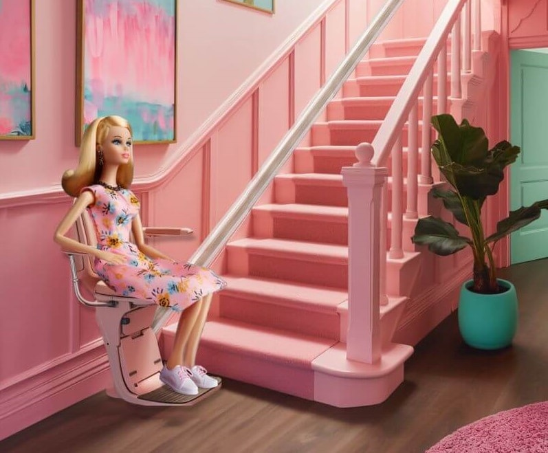 Barbie #stannah stairlift UK