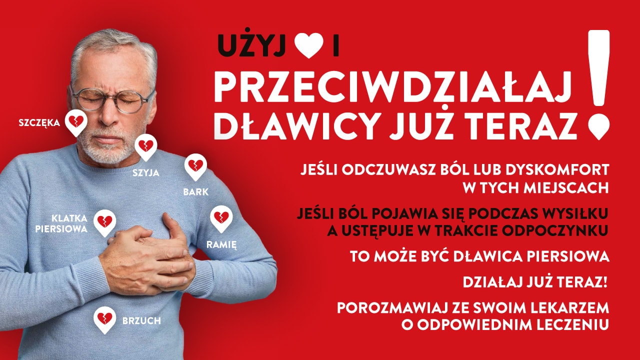 Użyj serca i przeciwdziałaj dławicy już teraz! [VIDEO]