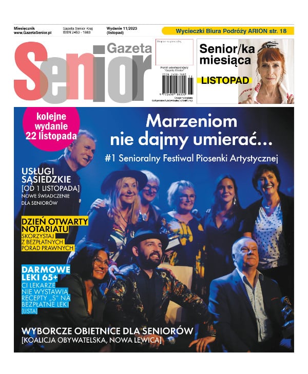 Gazeta Senior listopad (11/23) okladka