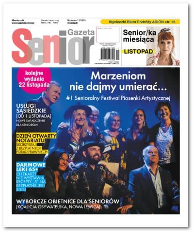Gazeta Senior listopad (11/23) okladka