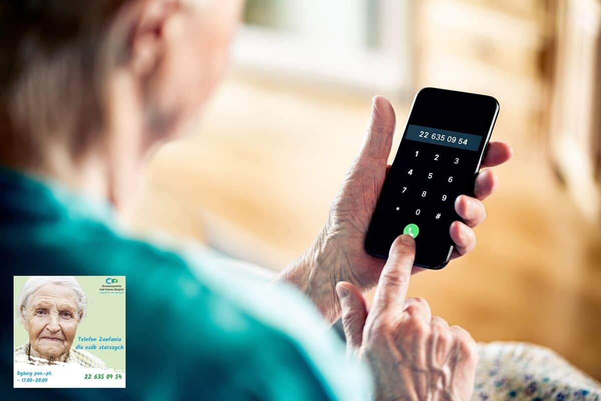 Telefon Zaufania dla osób starszych: Zanotuj ten numer 22 635 09 54