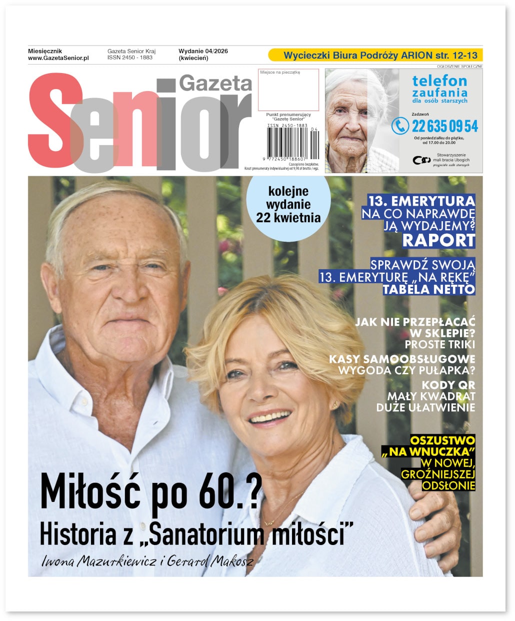 „Gazeta Senior” – kwiecień 2026 [04/2026]: Sprawdź, co w numerze!