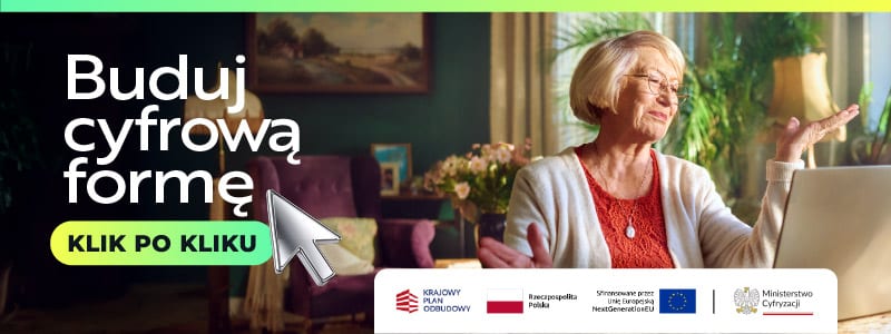 Baner reklamowy Ministerstwa Cyfryzacji