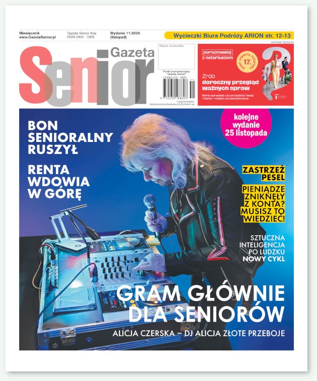 „Gazeta Senior” – listopad 2026 [11/2026]: sprawdź, co w numerze!